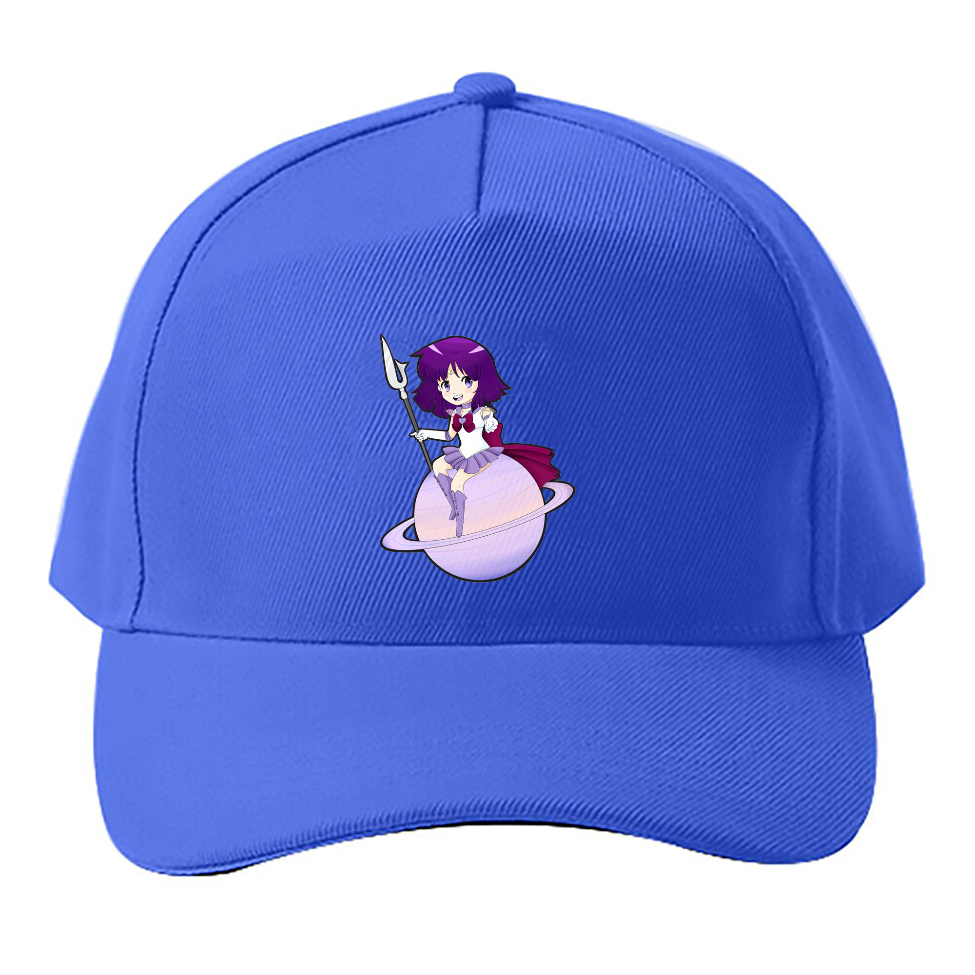 （画像用） 美少女戦士セーラームーン 土萠ほたる Sailor Moon Tomoe Hotaru （セーラーサターン；Sailor Saturn） ベースボールキャップ 綿100％ 男女兼用 帽子 スポーツ
